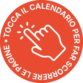 Tocca il calendario per far scorrere le pagine