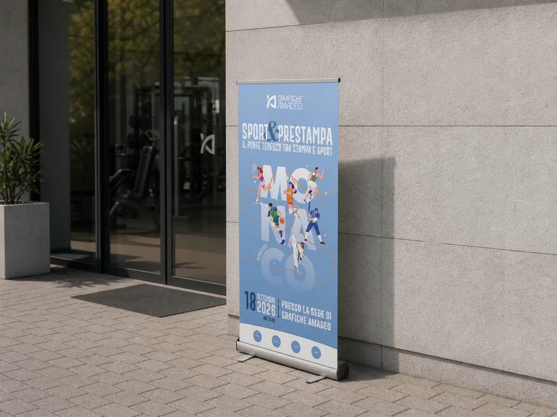 Roll-up — stampa a foglio Grafiche Amadeo