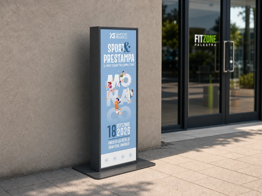 Totem — stampa a foglio Grafiche Amadeo